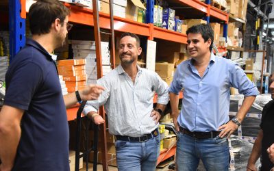 Visita a la empresa Argelec: Toniolli y Sukerman en defensa de la producción y el trabajo
